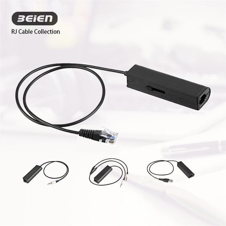 Call Center Headset RJ Cable Headphones Accessories