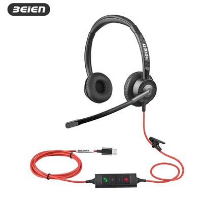 Professionelles Dual-ENC-Typ-C-Headset